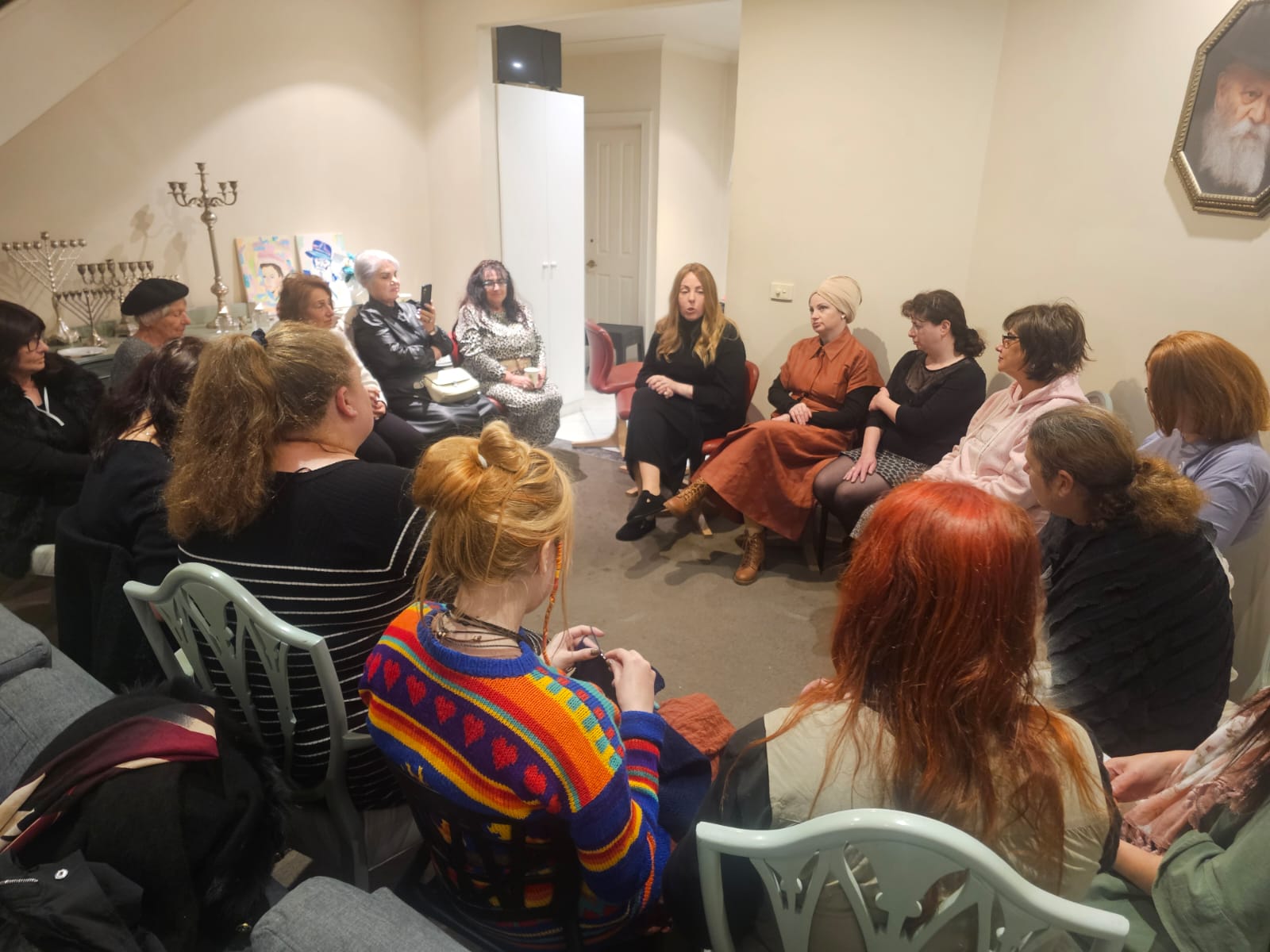 The Or Torah community gathered for Chanukah celebrations with the Miracles film screening